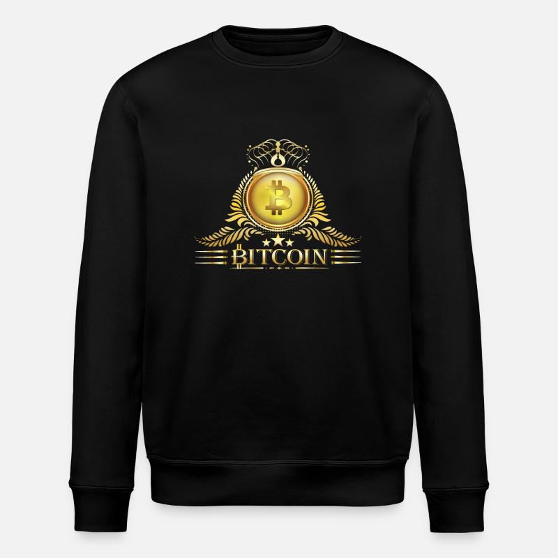 couronne Bitcoin - Sweat bio ROLLER Stanley/Stella Unisexe - noir