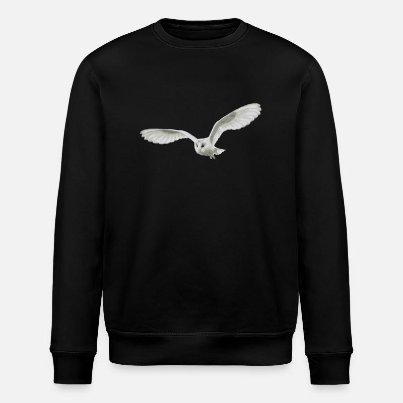 Eule - Stanley/Stella Unisex Bio-Sweatshirt ROLLER - Schwarz