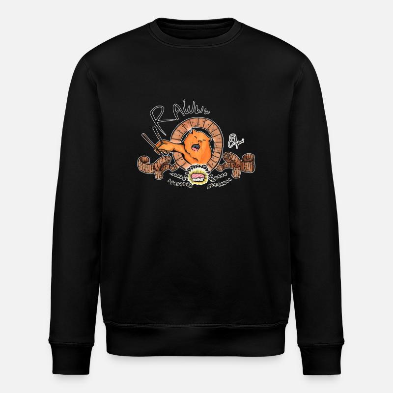 Sushi Lover - Stanley/Stella Unisex Bio-Sweatshirt ROLLER - Schwarz