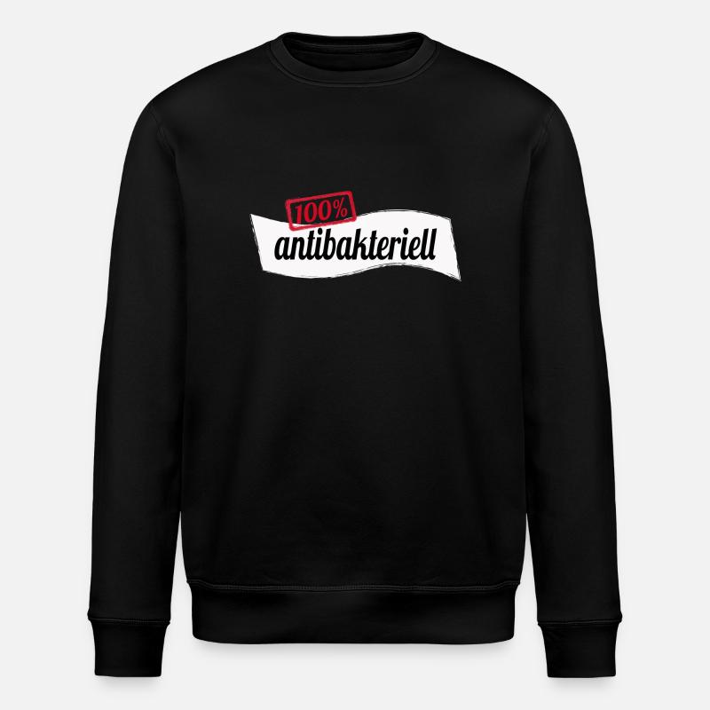 100% antibakteriell gegen Krankheit Geschenk - Stanley/Stella Unisex Bio-Sweatshirt ROLLER - Schwarz