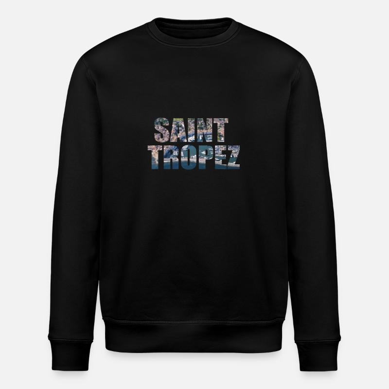 FRANCE SAINT TROPEZ - Sweat bio ROLLER Stanley/Stella Unisexe - noir