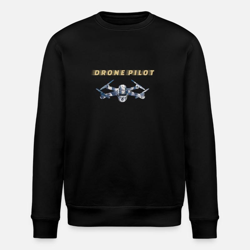 Drohnen Pilot Drone Pilot - Stanley/Stella Unisex Bio-Sweatshirt ROLLER - Schwarz