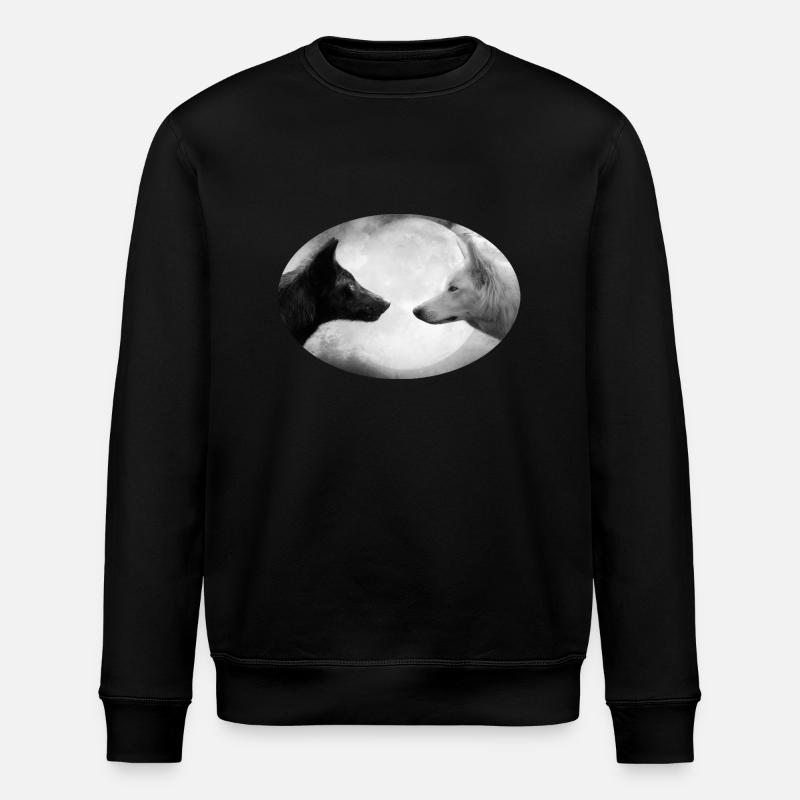 loup - Sweat bio ROLLER Stanley/Stella Unisexe - noir