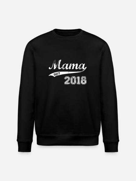 Mom 2018 - Stanley/Stella ROLLER Unisex Organic Sweatshirt - black
