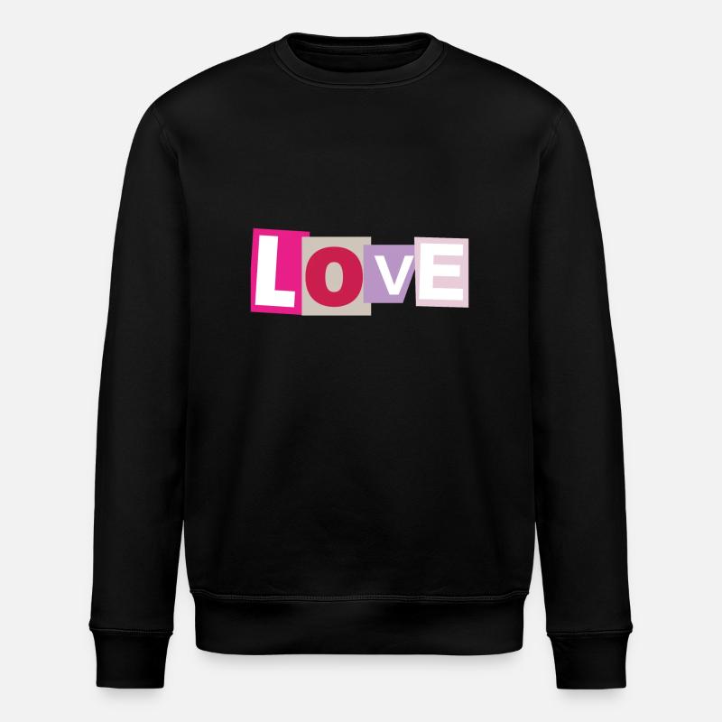 Love - Sweat bio ROLLER Stanley/Stella Unisexe - noir