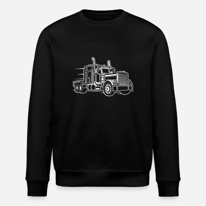Camion / camion 03_weiß - Sweat bio ROLLER Stanley/Stella Unisexe - noir