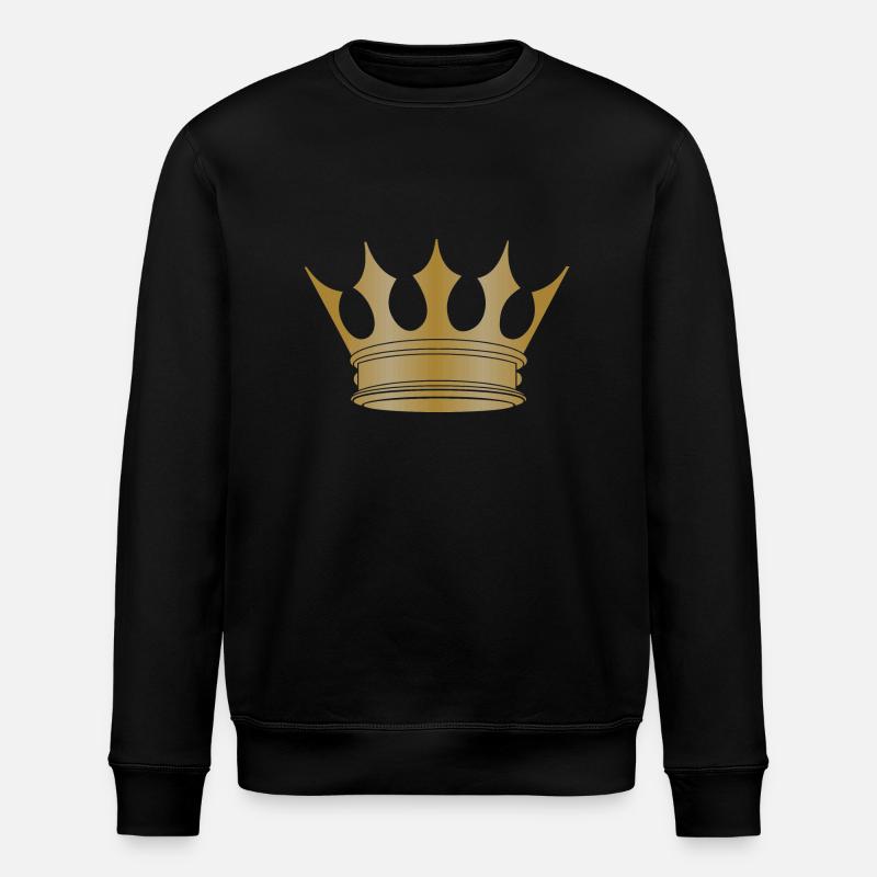 Couronne - Sweat bio ROLLER Stanley/Stella Unisexe - noir