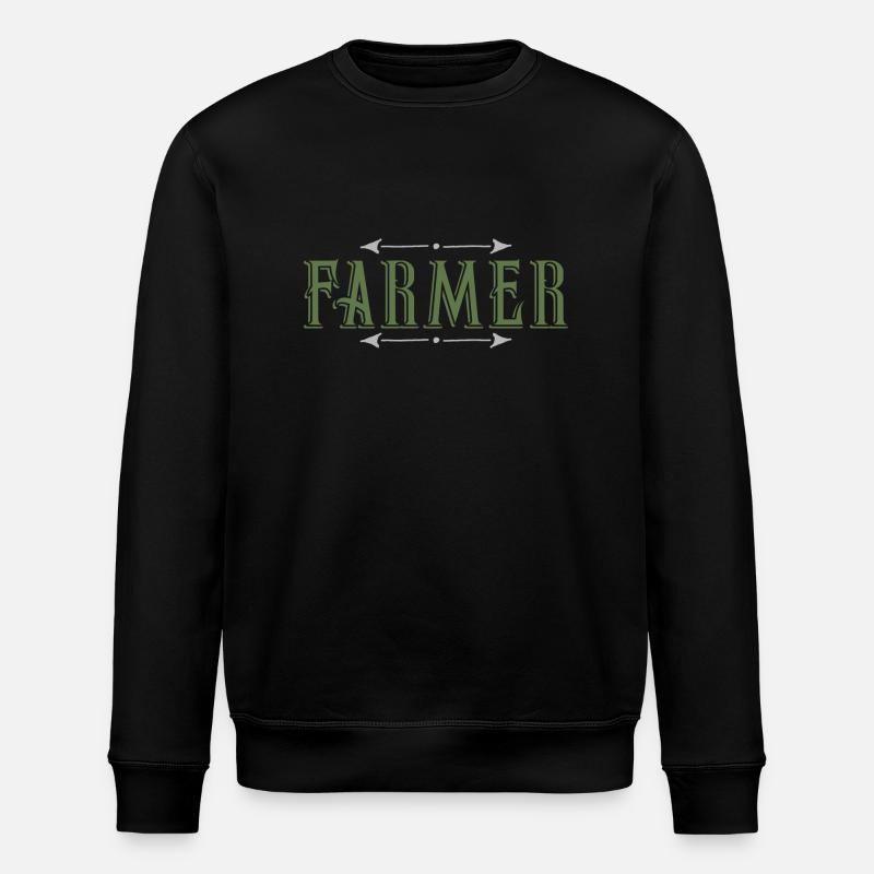 Farmer - Stanley/Stella Unisex Bio-Sweatshirt ROLLER - Schwarz