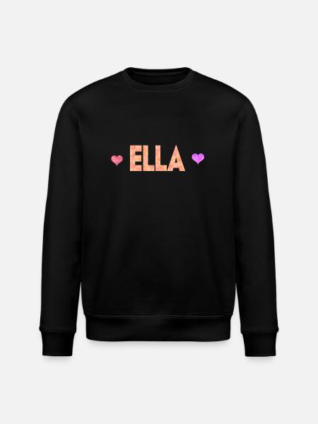 Ella - Stanley/Stella Unisex Bio-Sweatshirt ROLLER - Schwarz