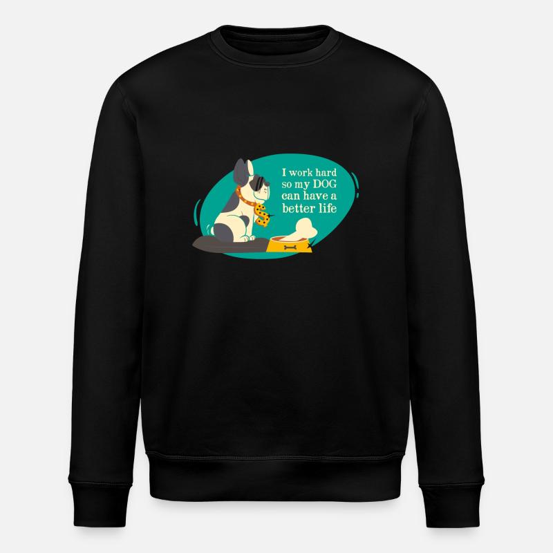 chien - Sweat bio ROLLER Stanley/Stella Unisexe - noir