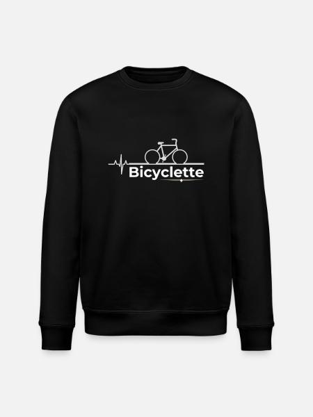 Bicyclette - Sweat bio ROLLER Stanley/Stella Unisexe - noir