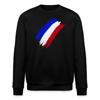 Formen und Farben - Stanley/Stella Unisex Bio-Sweatshirt ROLLER - Schwarz - Vorne - Nik (191cm)
