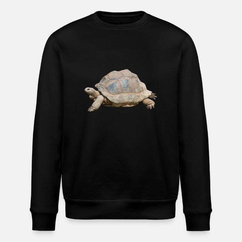 turtle schilkroete - Stanley/Stella ROLLER Unisex Organic Sweatshirt - black