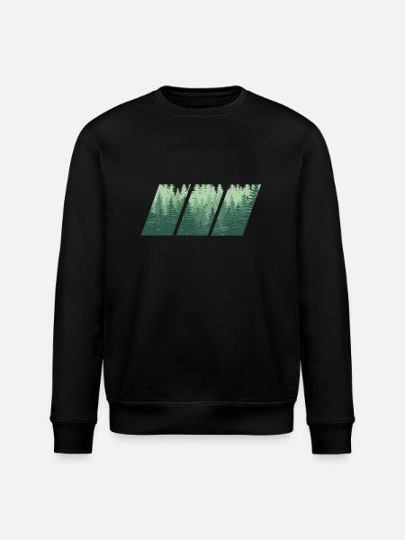 Wood - Stanley/Stella ROLLER Unisex Organic Sweatshirt - black