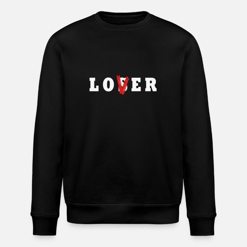 LOSER // LOVER - Sweat bio ROLLER Stanley/Stella Unisexe - noir
