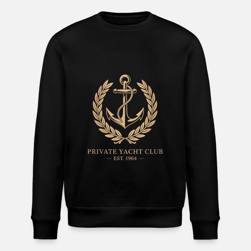 Yacht Private Club - Stanley/Stella Unisex Bio-Sweatshirt ROLLER - Schwarz