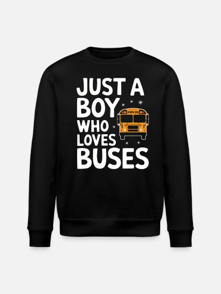 Bus Bus Driver School Bus - Stanley/Stella ROLLER Unisex Organic Sweatshirt - black