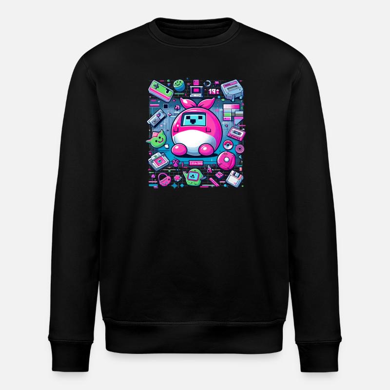 Nostalgie technologique des années 90 - Sweat bio ROLLER Stanley/Stella Unisexe - noir