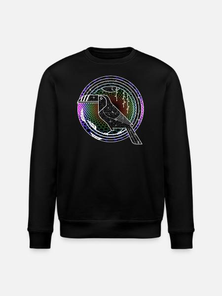 Graphique Toucan - Sweat bio ROLLER Stanley/Stella Unisexe - noir
