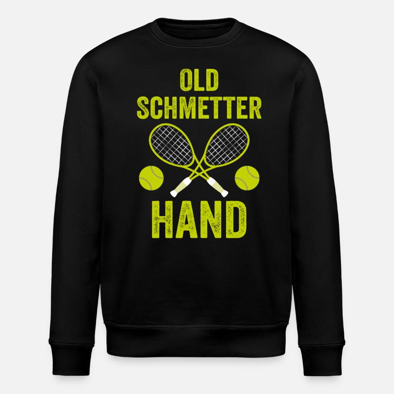 Old Schmetterhand Tennis - Stanley/Stella Unisex Bio-Sweatshirt ROLLER - Schwarz