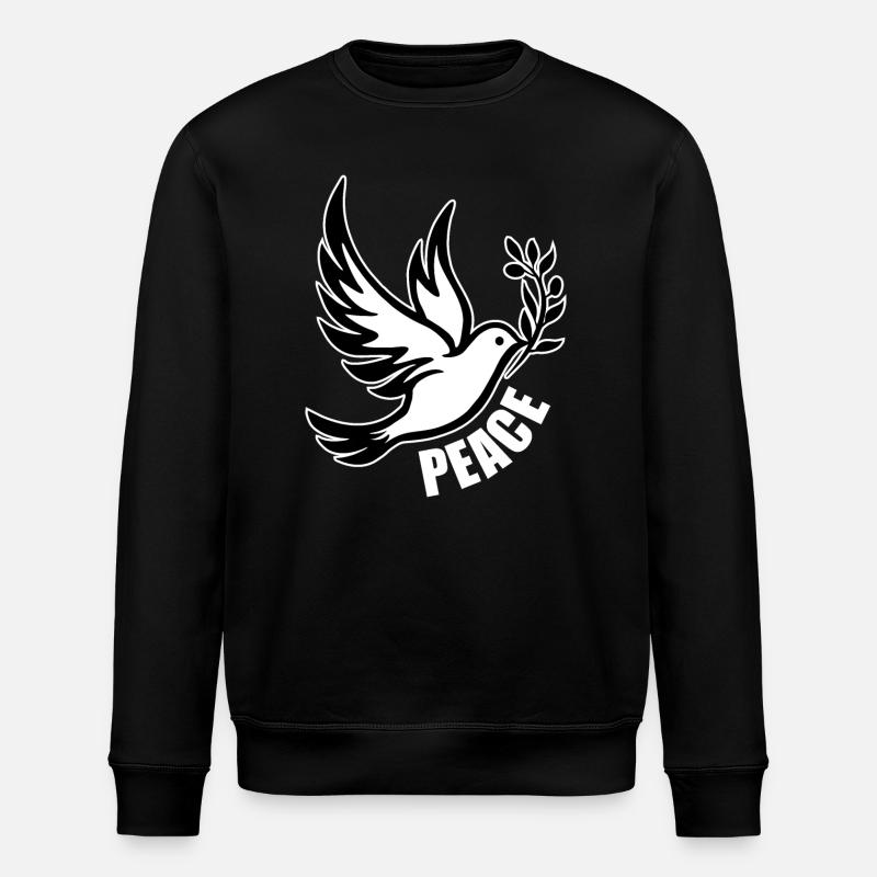 Peace - Stanley/Stella Unisex Bio-Sweatshirt ROLLER - Schwarz