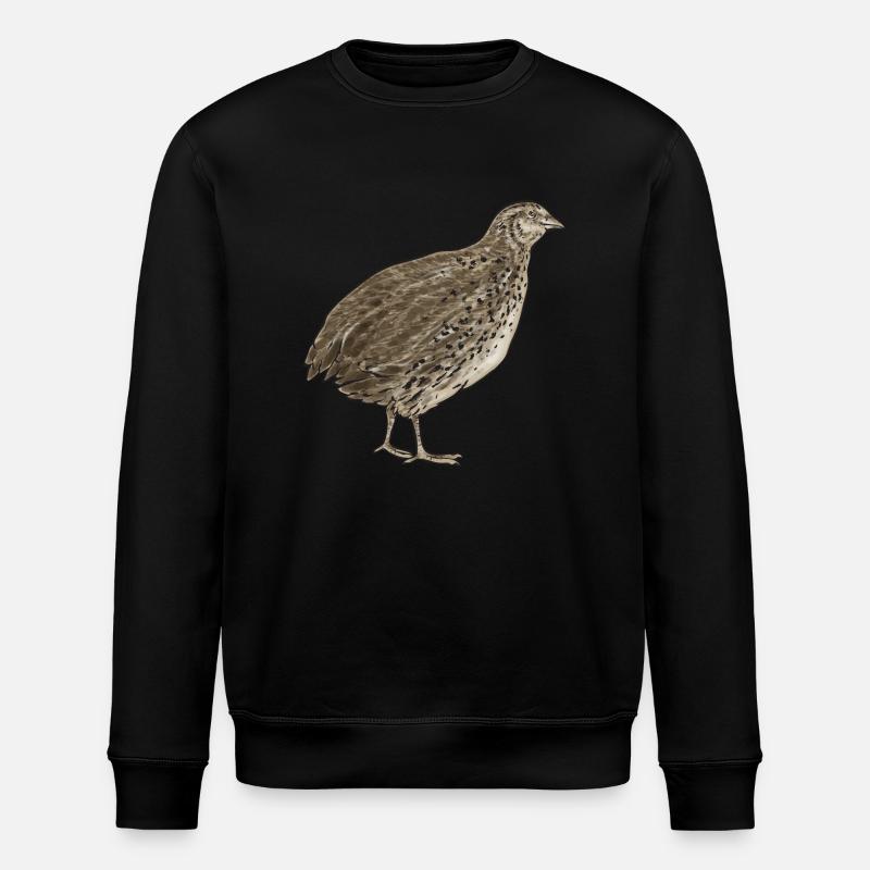 Oiseau de caille - Sweat bio ROLLER Stanley/Stella Unisexe - noir