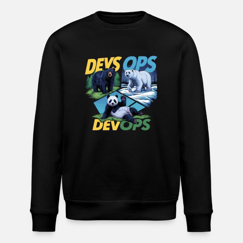 Devops - Stanley/Stella Unisex Bio-Sweatshirt ROLLER - Schwarz
