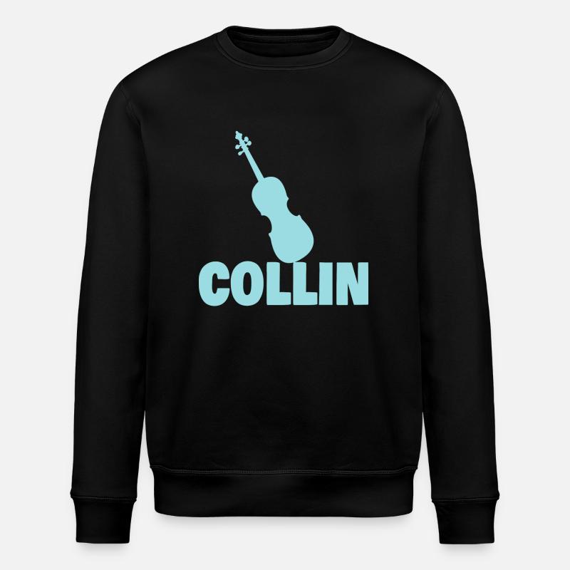 Collin as viola - Stanley/Stella ROLLER Unisex Organic Sweatshirt - black