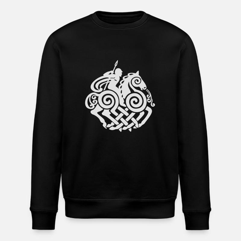 Odin 3 (vector) - Stanley/Stella Unisex Bio-Sweatshirt ROLLER - Schwarz