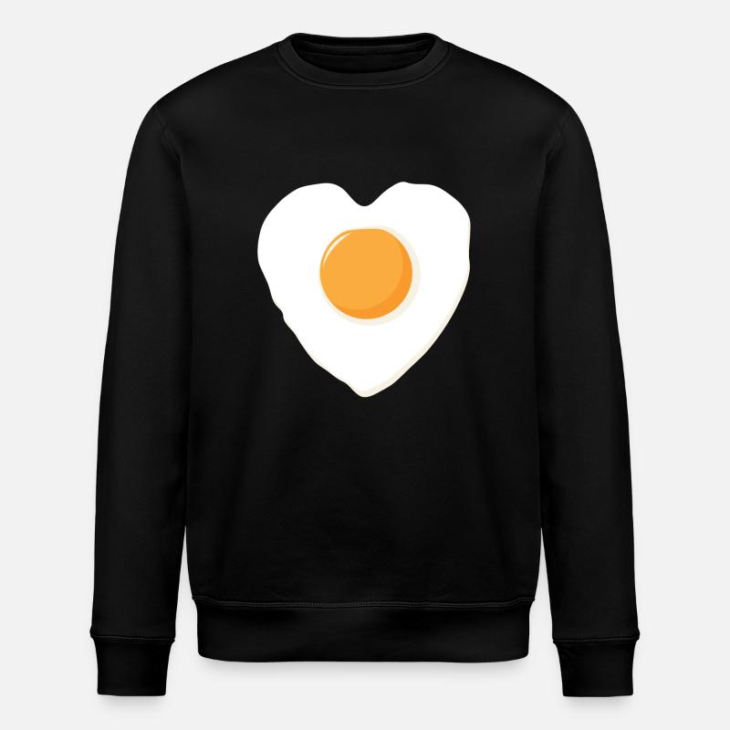 Spiegeleiliebe - Stanley/Stella Unisex Bio-Sweatshirt ROLLER - Schwarz