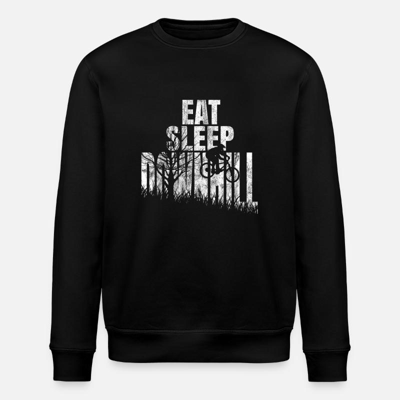 Downhill Gift Downhiller shirt - Stanley/Stella ROLLER Unisex Organic Sweatshirt - black