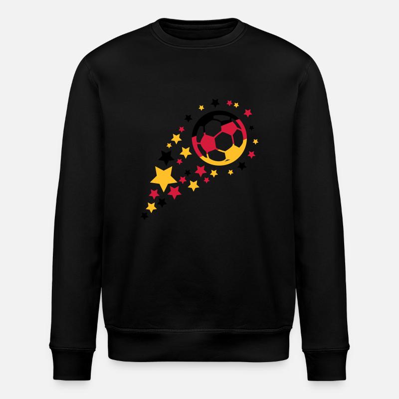 soccer design - Stanley/Stella ROLLER Unisex Organic Sweatshirt - black