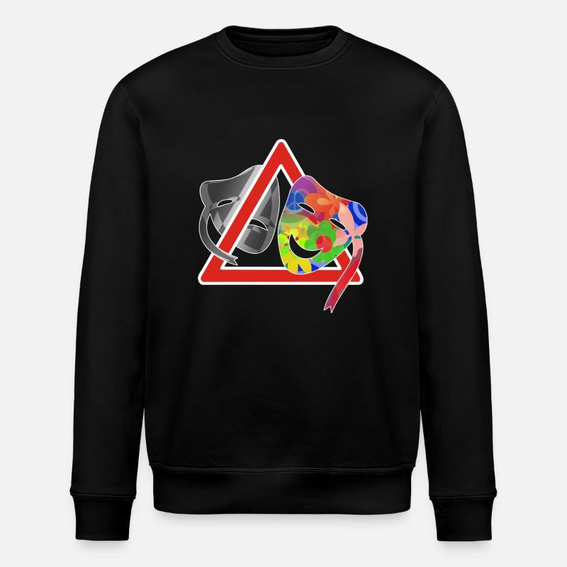 ATTENTION mood swings - Stanley/Stella ROLLER Unisex Organic Sweatshirt - black