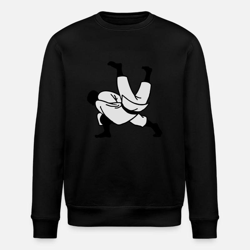 Jujutsu Judo - Stanley/Stella Unisex Bio-Sweatshirt ROLLER - Schwarz