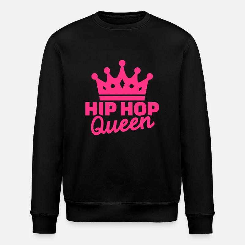 Hip hop queen - Sweat bio ROLLER Stanley/Stella Unisexe - noir