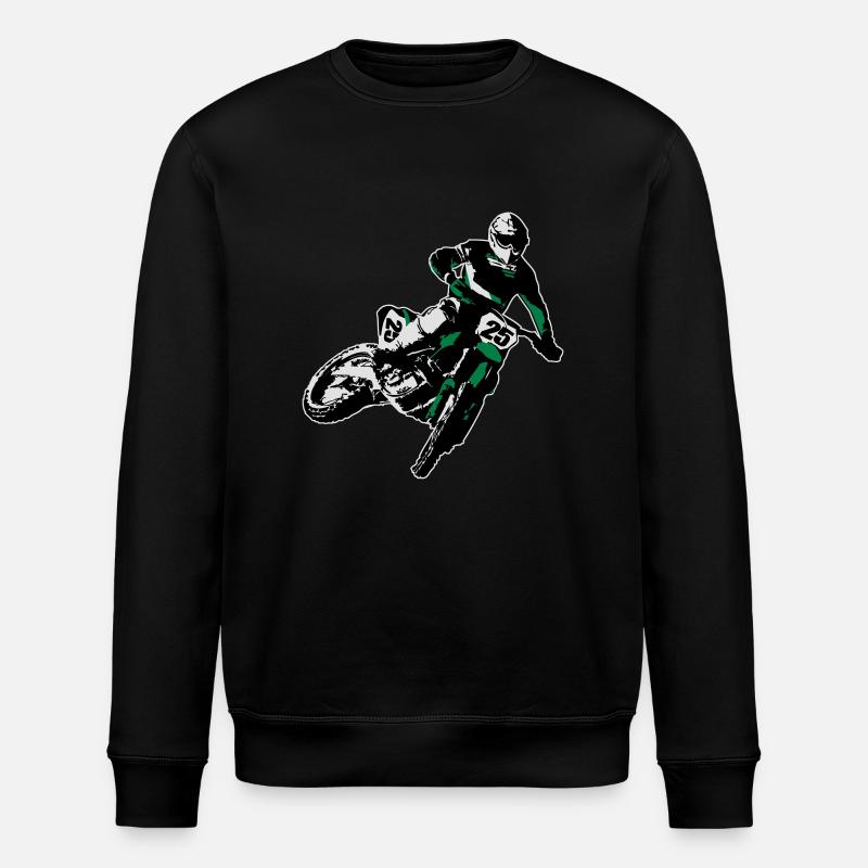 MotoCross - Sweat bio ROLLER Stanley/Stella Unisexe - noir