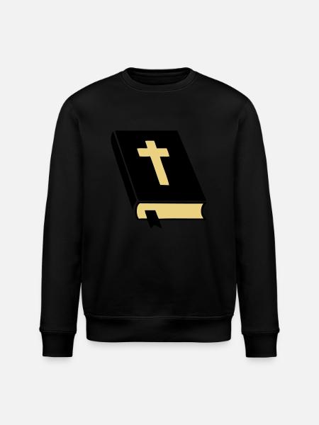 bibel_02 - Stanley/Stella Unisex Bio-Sweatshirt ROLLER - Schwarz