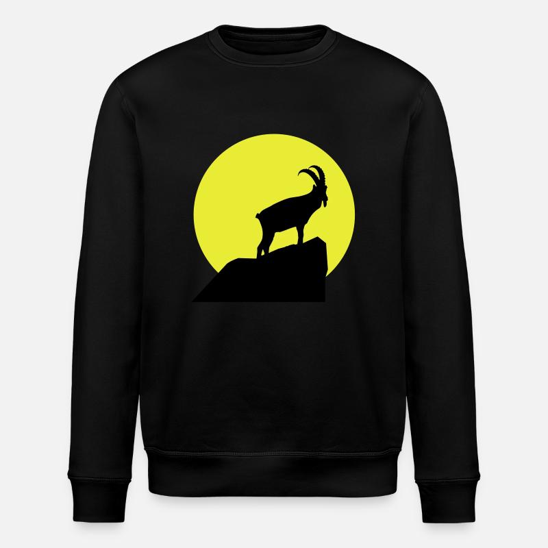 Sternzeichen Steinbock - Stanley/Stella Unisex Bio-Sweatshirt ROLLER - Schwarz