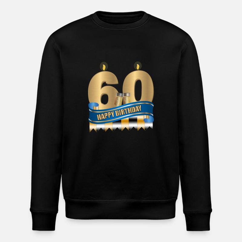 60e anniversaire - Sweat bio ROLLER Stanley/Stella Unisexe - noir