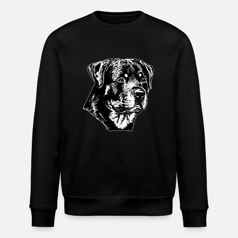 Rottweiler Hund - Stanley/Stella Unisex Bio-Sweatshirt ROLLER - Schwarz