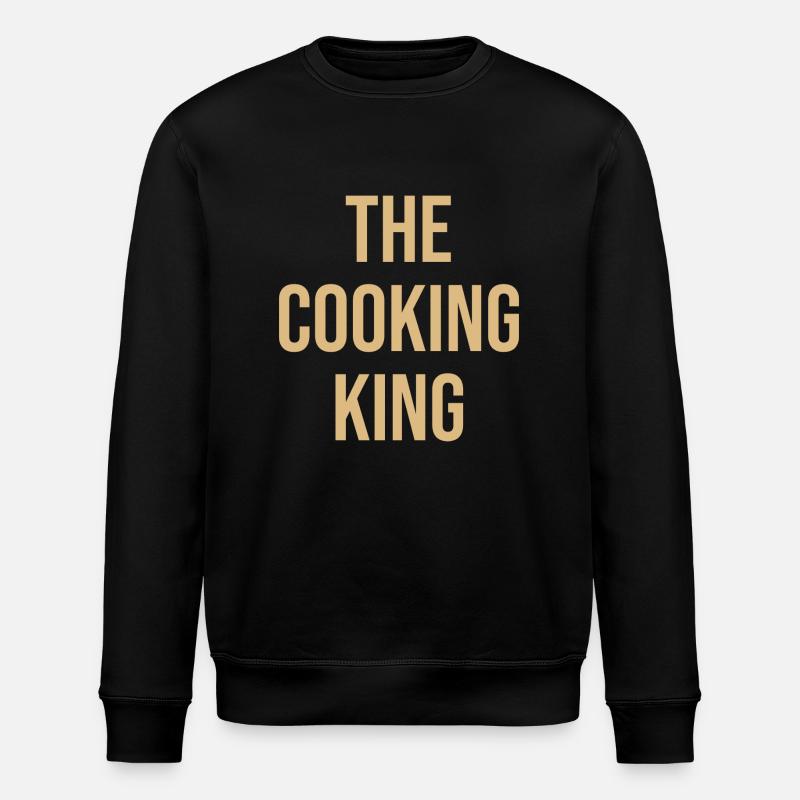 the cooking king - Stanley/Stella Unisex Bio-Sweatshirt ROLLER - Schwarz