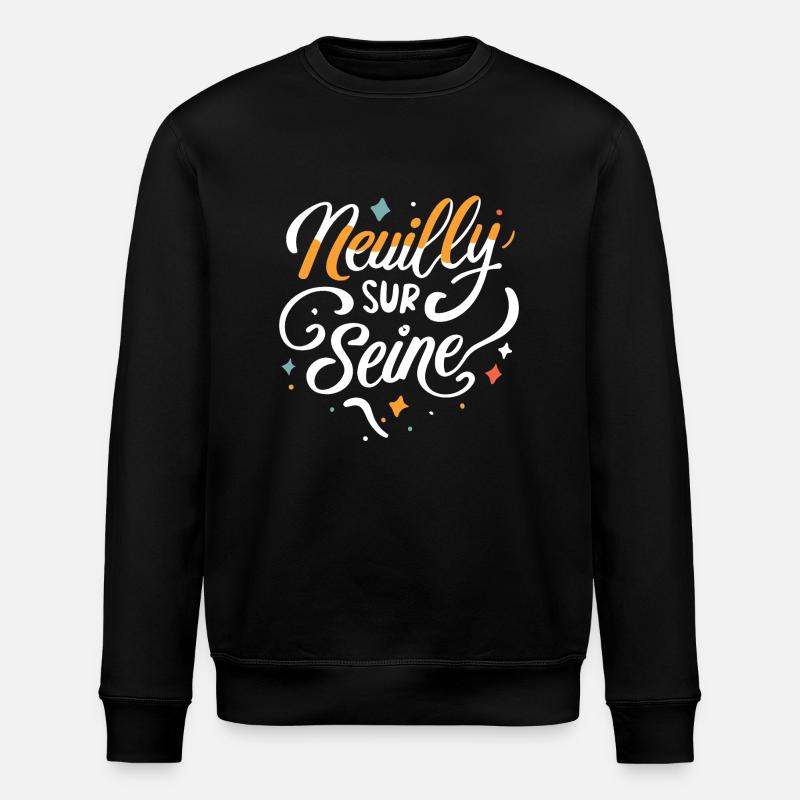 Neuilly sur seine - Sweat bio ROLLER Stanley/Stella Unisexe - noir