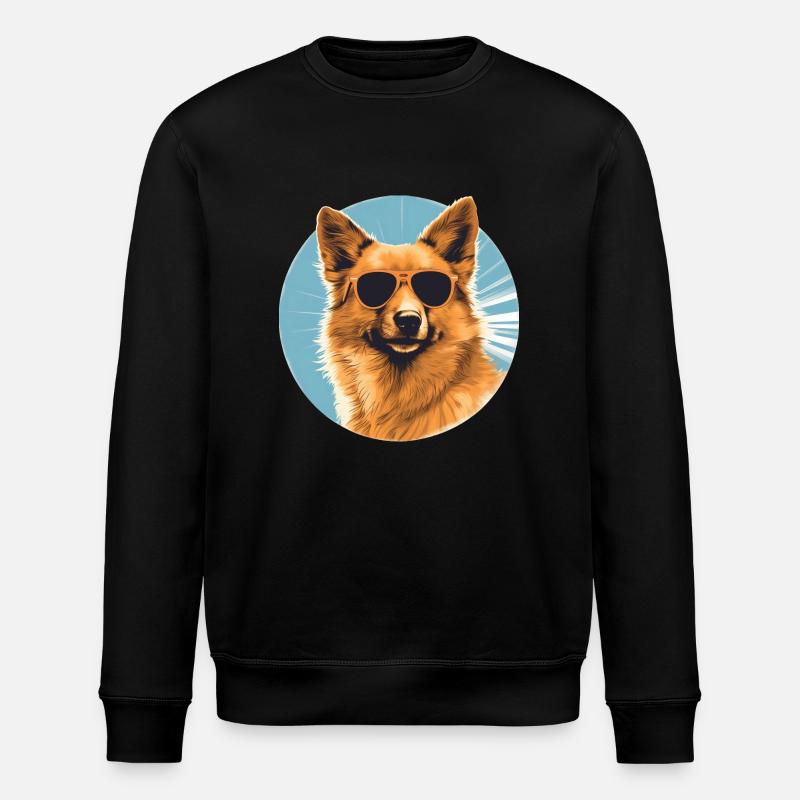 Spitz finlandais - Sweat bio ROLLER Stanley/Stella Unisexe - noir