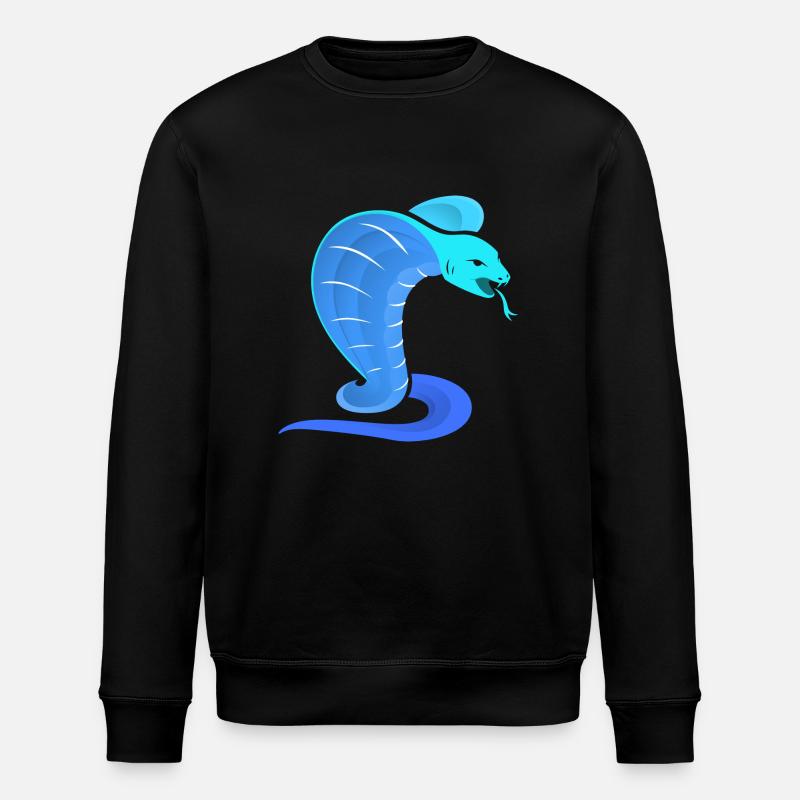 Kobra Logo - Stanley/Stella Unisex Bio-Sweatshirt ROLLER - Schwarz