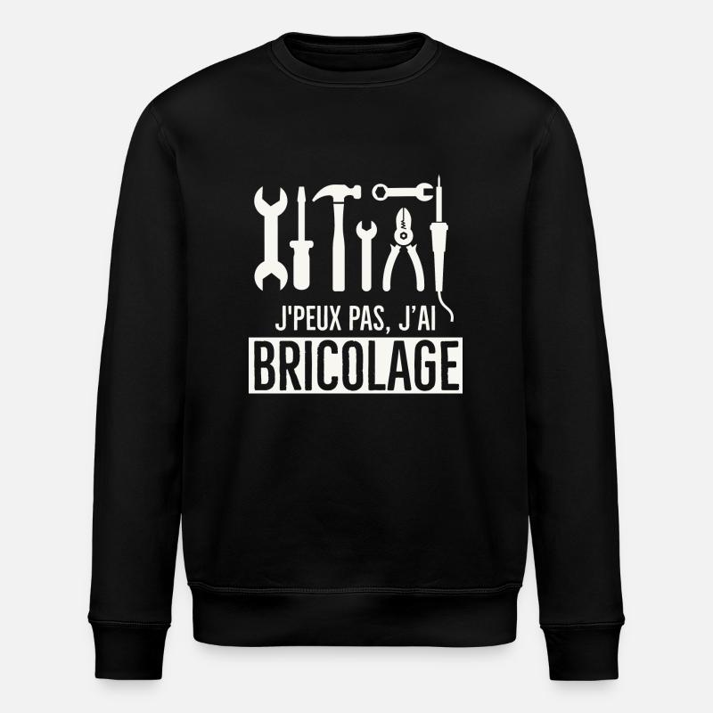 Bricolage - Sweat bio ROLLER Stanley/Stella Unisexe - noir
