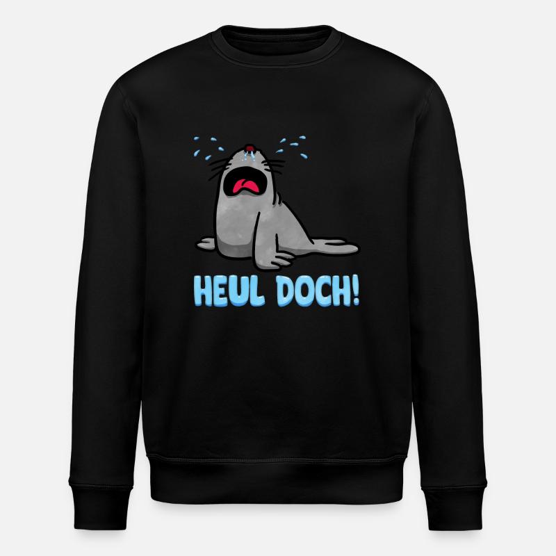 HOWL! - Stanley/Stella ROLLER Unisex Organic Sweatshirt - black