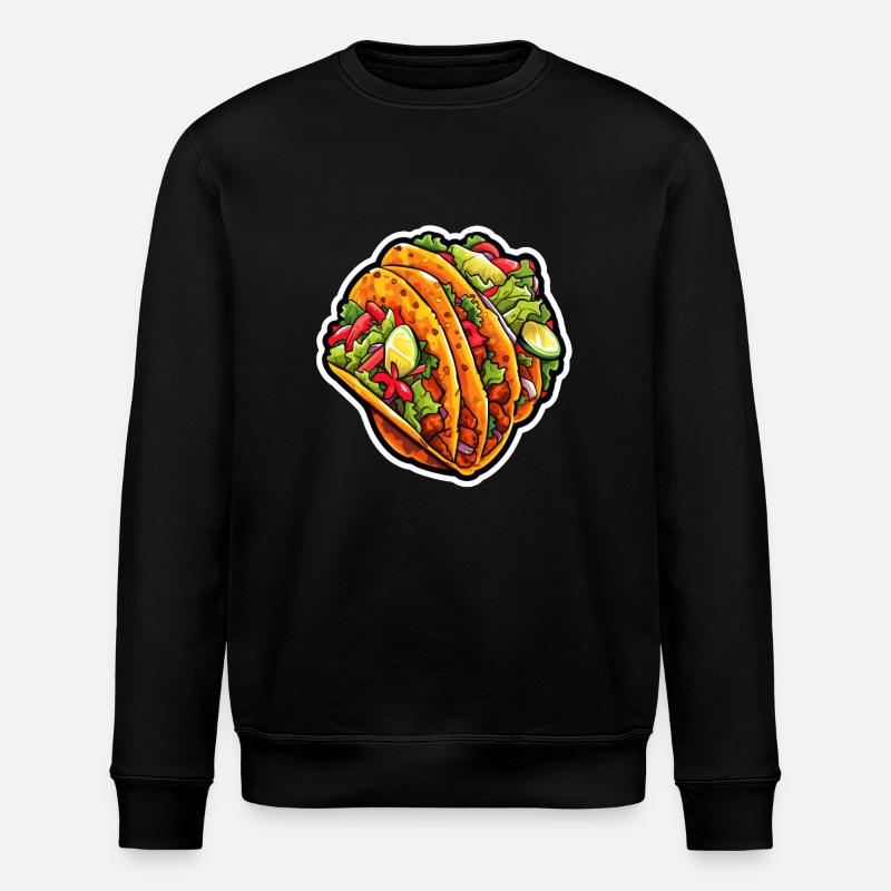 Tacoburger - Stanley/Stella Unisex Bio-Sweatshirt ROLLER - Schwarz