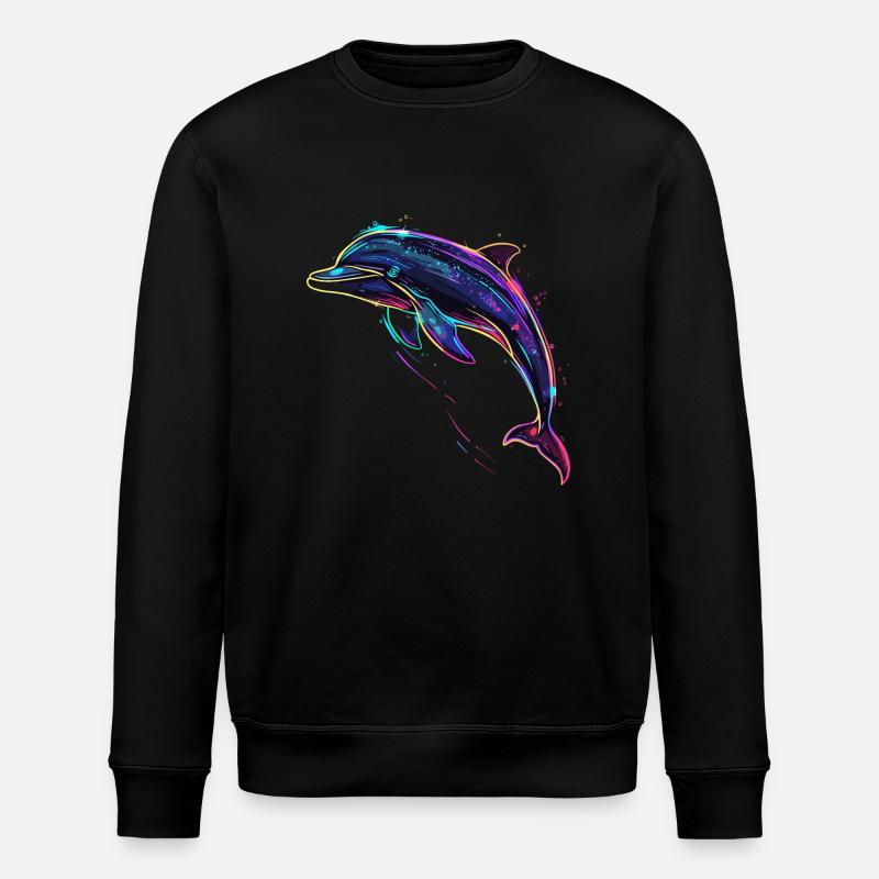 Delfin - Stanley/Stella Unisex Bio-Sweatshirt ROLLER - Schwarz