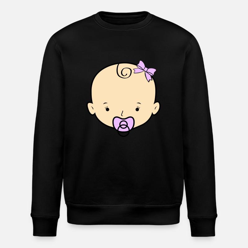 baby girl - Stanley/Stella Unisex Bio-Sweatshirt ROLLER - Schwarz