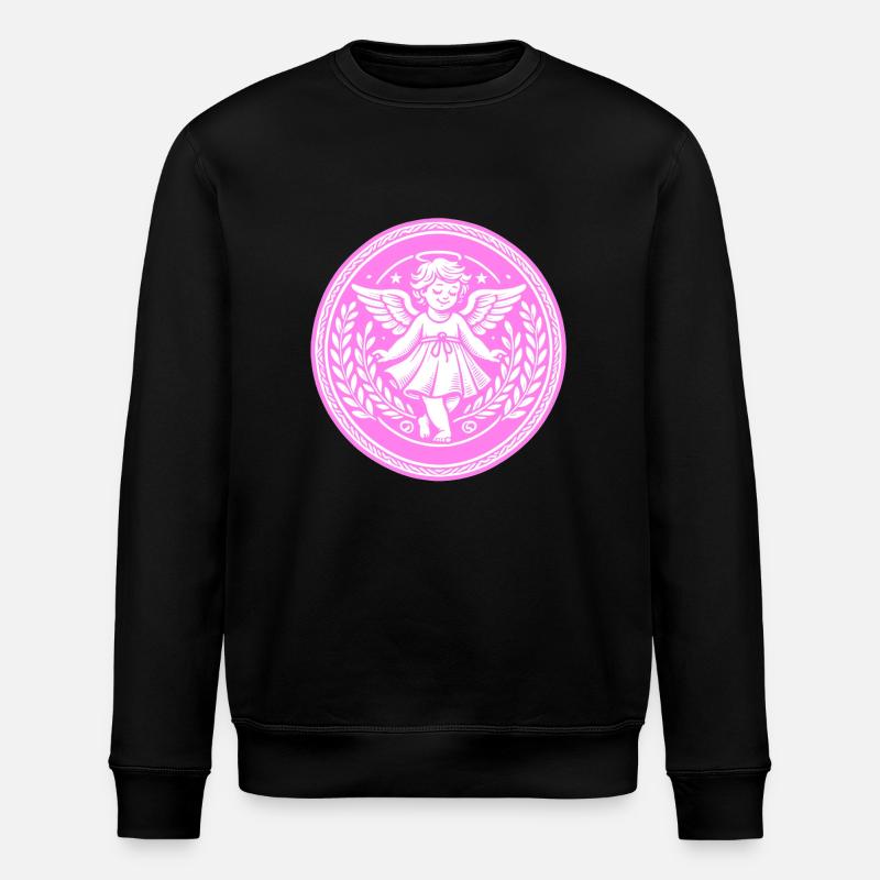Schutzengel Logo - Stanley/Stella Unisex Bio-Sweatshirt ROLLER - Schwarz